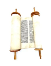 Torah Scroll Beautiful and Unique Ktav 150 Years Eastern Europe By Tifara Jud...