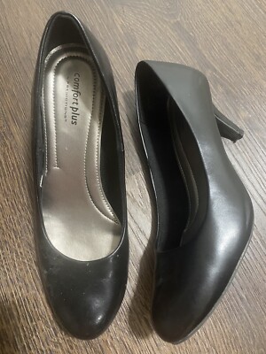 Womans Black Heels Shoes Size 9 Comfort Plus Predictions 