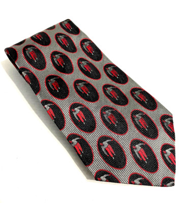 Embassy Square Mens Tie Silk Necktie Multi Color 57 Long 3.75 Wide Skiers