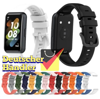 Armband Für HUAWEI Band 7 / 7 NFC Silikon Ersatz Uhrenarmband, band strap watch