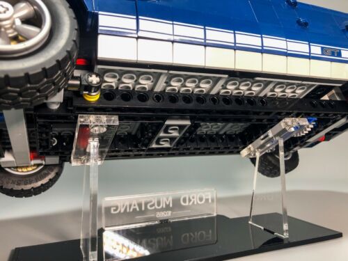 Ford Mustang Acrylic Display Stand for LEGO model (10265) - Picture 4 of 6
