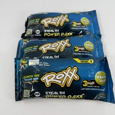 Lot of 3-Packs Roxx Series 1 Stealth Power Packs NEW - FACTORY SEALED Paxx Toy