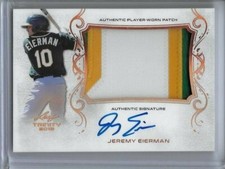 2018 Leaf Trinity JEREMY EIERMAN Jumbo Patch Bronze Prismatic Auto RC A's