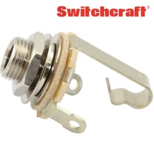 NEW (1) Switchcraft # 11 1/4" Input Output Jack 1/4" Mono For Guitar & Bass