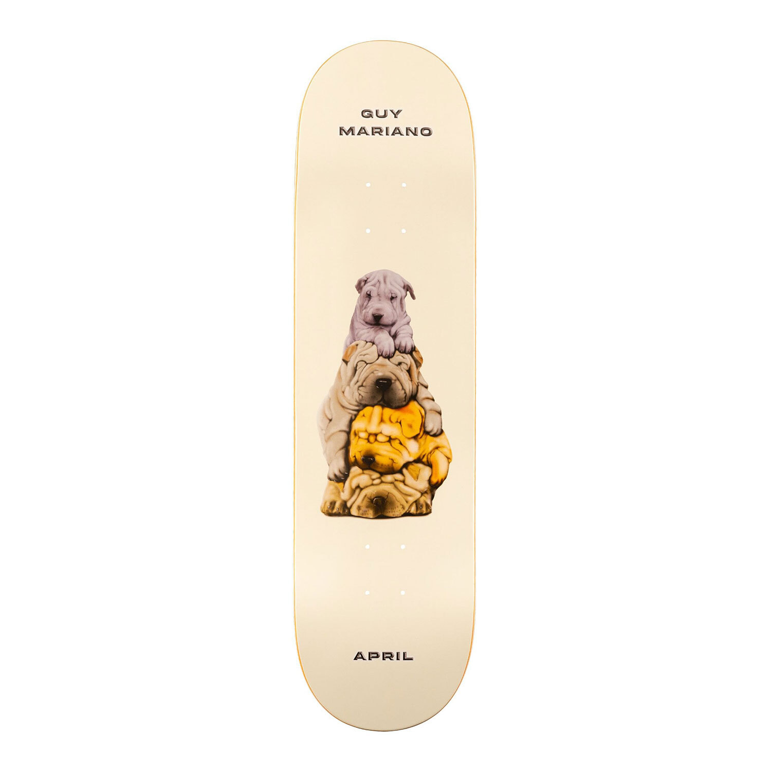 April Skateboard Deck Guy Mariano The Dogs Multi 8.38
