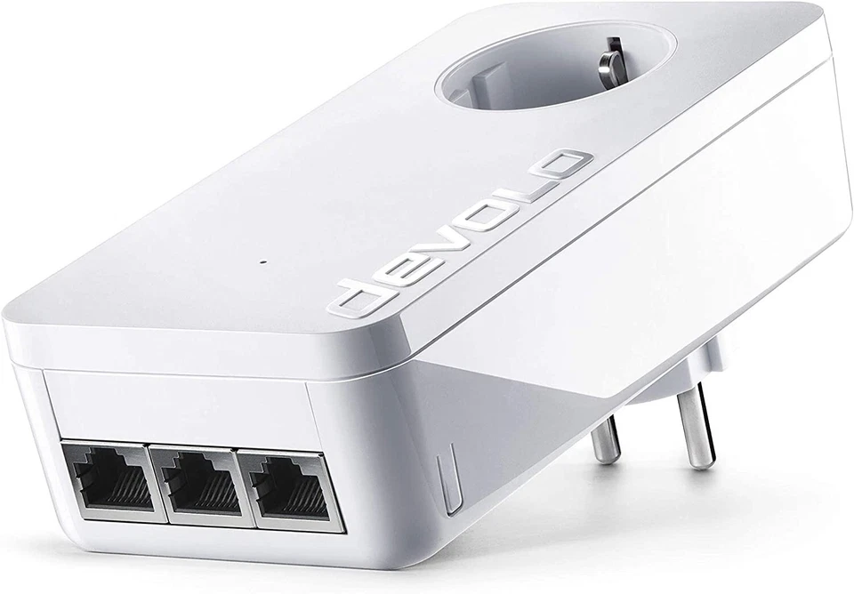 Devolo 1200 Lan Triple+  Powerline Gigabit-LAN-Einzeladapter (9896 / 9902) Power - Bild 2 von 3
