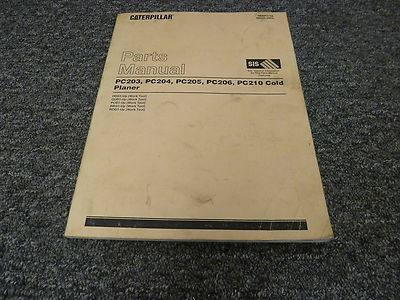 #ad Caterpillar Cat PC203 PC204 PC205 PC206 PC210 Cold Planer Parts Catalog Manual $81.38