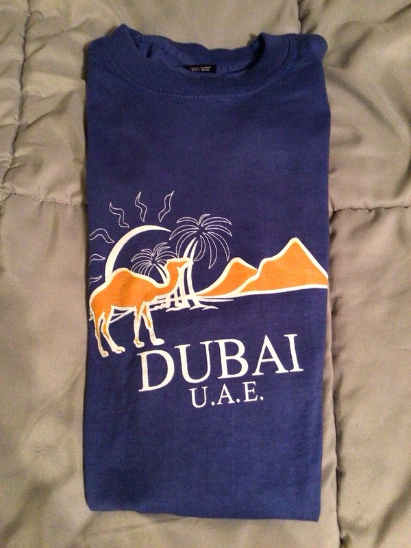 XXL Blue Dubai U.A.E. T-shirt-Excellent Condition-Never Been Worn 