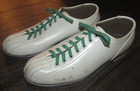 Brunswick, Women Tan Cream Bowling Green Strings Shoes, Size US 7.5 — photo 2
