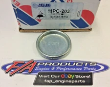 Melling MPC-203 1-7/8" Chrysler Cam Plug With Flange Steel Engine Expansion Plug