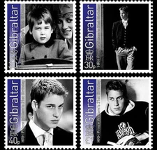 Gibraltar 2003 21st Birthday of Prince William set SG 1036-1039 MNH mint