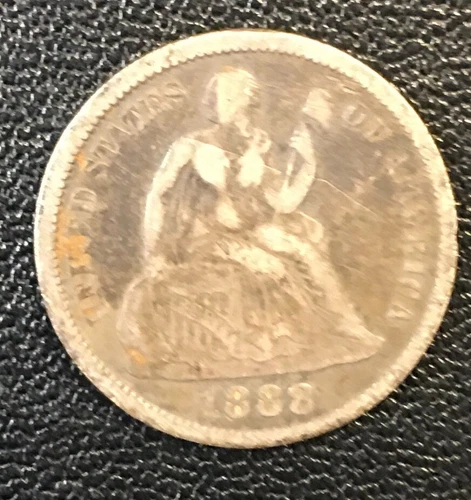 1888 SEATED LIBERTY DIME
