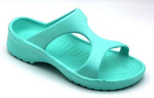 CIABATTE DONNA DA MARE E PISCINA COLORE VERDE ACQUA MORBIDE n. 40 | eBay