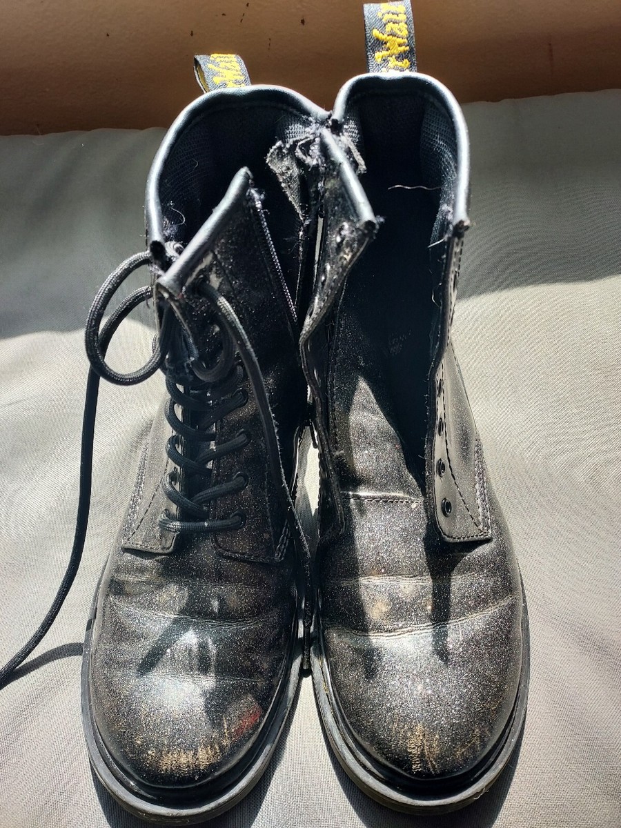 靴 DR.Martens UK6 25cm Dr Martens JADON MAX STUD Boots US6 UK4 Women Black Silver
