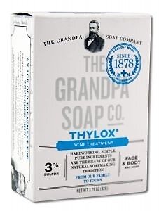Grandpa Soap Company Мыло для лечения акне Thylox 3,25 унции. Бар