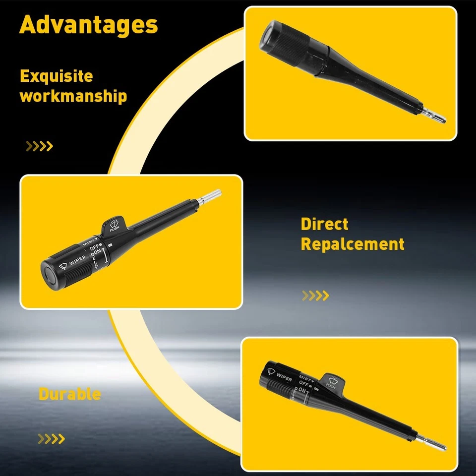 Interruptor de señal de giro limpiaparabrisas para GMC Suburban C/K Chevrolet C/K 1984 1985-1986 EE. UU. Foto 4 de 4