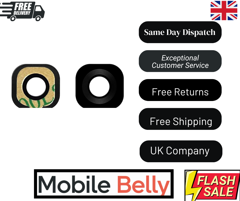Rear Camera Glass Lens Replacement for Samsung Galaxy S7 / S7 Edge-