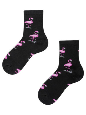 Socken TODO Colours mit Flamingo mehrfarbige verrückte Oberschenkelhoch Kinder