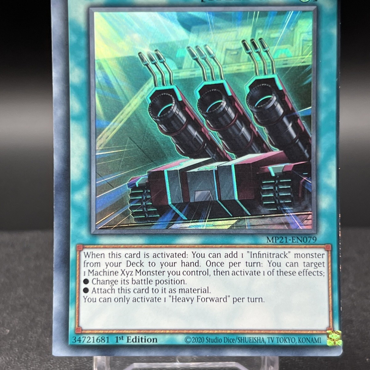 Heavy Forward MP21-EN079 MISCUT 1st Edition Super Rare Yugioh Card