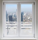 Fensterbild Glasdekorfolie Sichtschutzfolie Schilf Zugvögel Kranich G37 Deko Bad