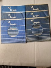 45 RPM 7" RECORD SLEEVES CO. SLEEVE 6 PACK SEE PHOTOS -Chrysalis SLV11