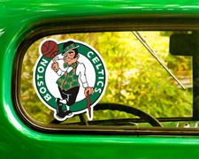 2 BOSTON CELTICS STICKER Decals Bogo For Car Bumper Mug 4x4 Laptop window