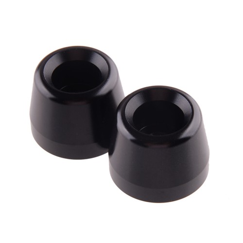 22mm Motorrad Lenker-Endkappen 7/8 Zoll - Aluminium Endschieber Schwarz Für Racing ATV