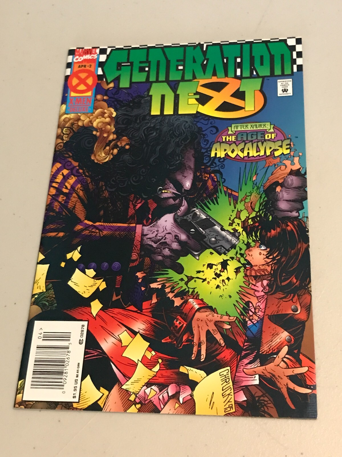 GENERATION NEXT #2  MARVEL COMICS  1995 NEWSSTAND - BACK ISSUE BLOWOUT