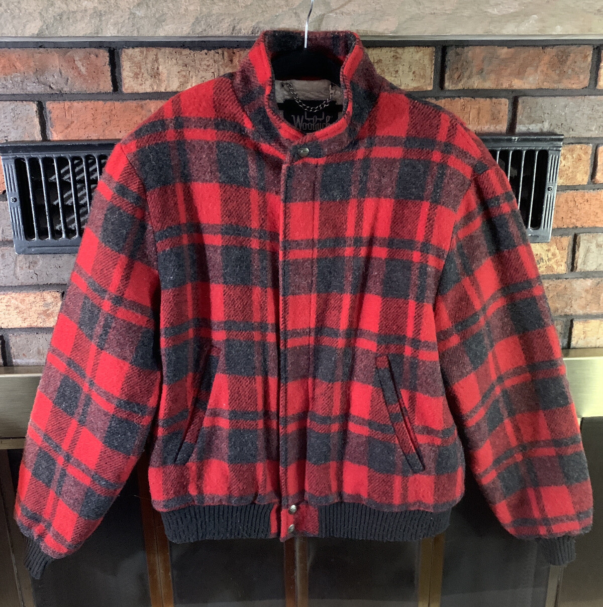 Vintage Woolrich Sherpa Red Buffalo 