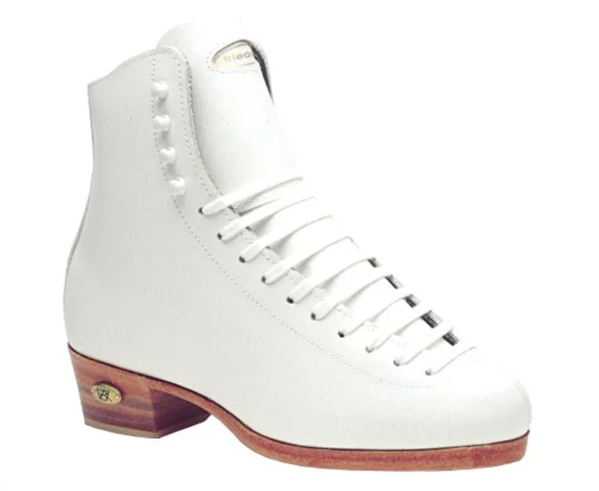 Riedell Silver Star Model 55 Discontinued Youth Figure Skating Boots size 