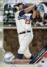 2019 Bowman Draft Chrome Refractor #BDC-40 Brandon Lewis DODGERS -BUY 3 GET 1 
