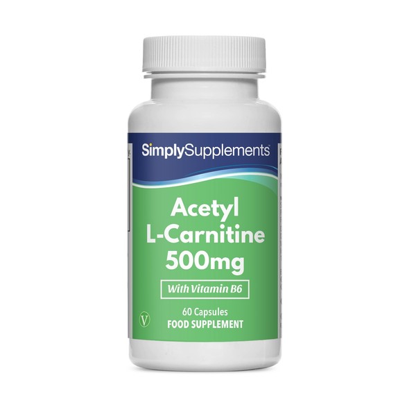 Acetyl L-Carnitin 500Mg - 60 Kapseln - Simplysupplements-image