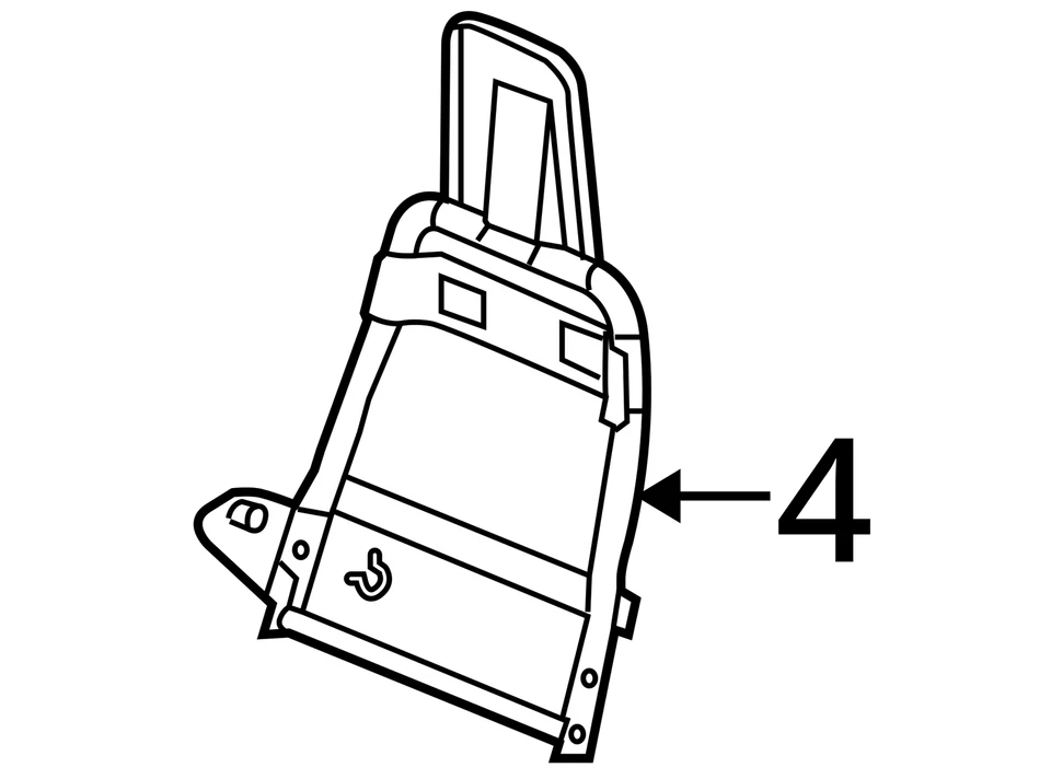Chevrolet GMC Express 3500 Savana 2500 2010 cuadro P/asiento Bk Cush 19127859 nuevo Foto 3 de 3