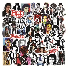 Michael Jackson Stickers Set Decals Water Resistant