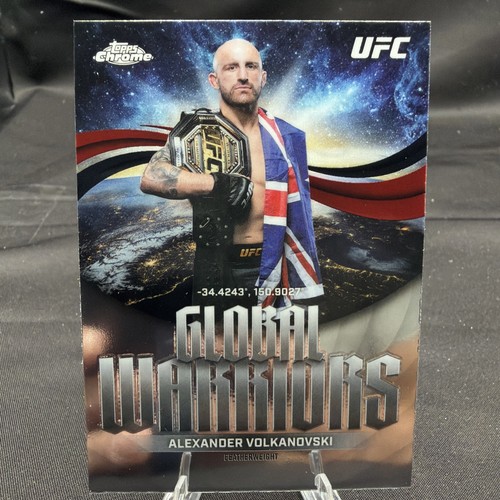2026 Topps Chrome UFC Global Warriors Insert GW-2 Alexander Volkanovski