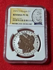 2025 S Morgan Silver Dollar $1 Reverse PF70 - NGC #003 Slab - 1 Ounce Silver