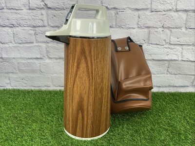 Vtg Everest Airpot Vacuum Pump Coffee Dispenser W/ Case EXCELLENT SHAPE