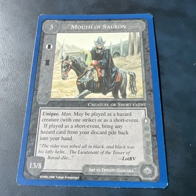 MECCG Mouth of Sauron Promo 13/8 Near Mint - Photo 1/3