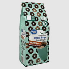 Great Value Donut Shop Decaf Coffee, 12 oz 8.87 per pound