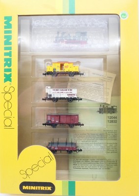 Minitrix 11011 Güterzugset mit Dampflok R3/3 #2481 der DRG, 5-teilig OVP, (E522)