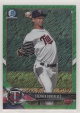 2018 Bowman Chrome Prospects Green Shimmer Refractor 52/99 Stephen Gonsalves y0i