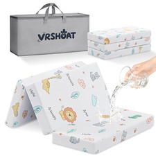 Trifold Pack and Play Mattress 38"x26" Pack N Play Mattresses for Baby , Port...