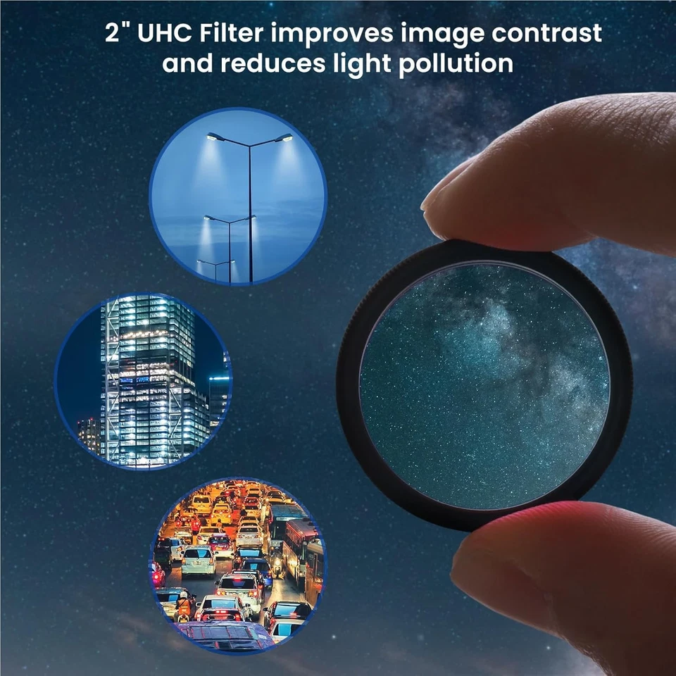 2 Inch UHC Filter, Ultra High Contrast Light Pollution Reduction Filter for... - Image 4 of 4