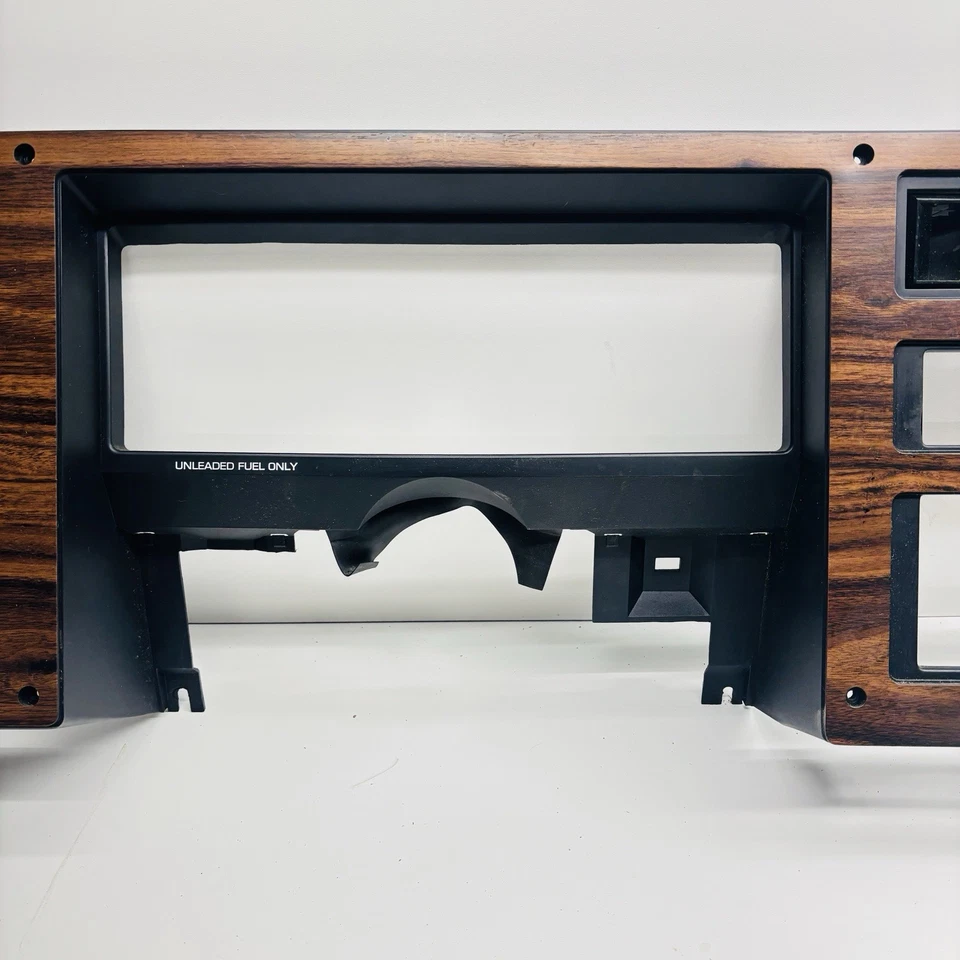1987-1996 Dodge Dakota Cluster Dash Bezel Trim Panel Wood OEM 6635 - Image 4 of 4