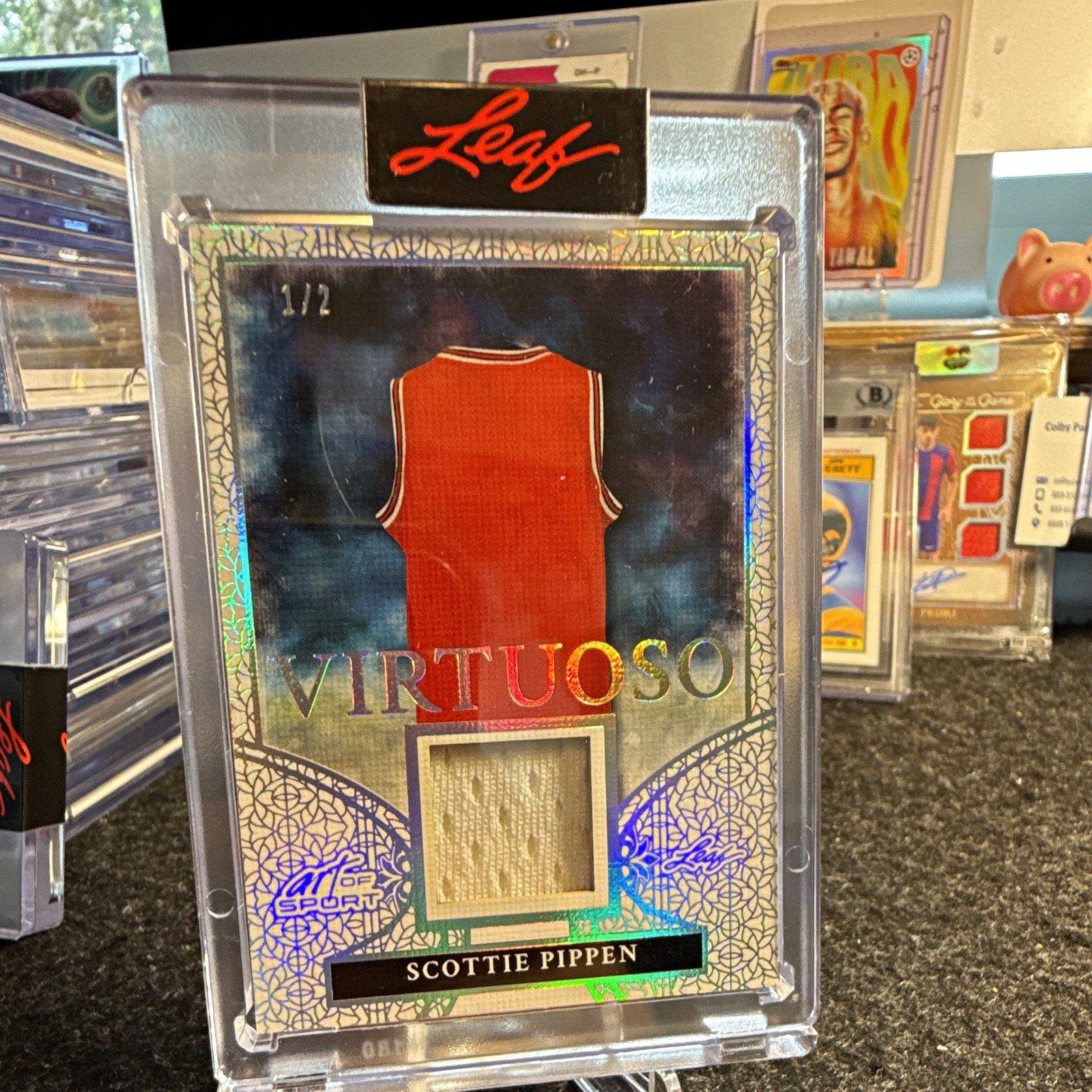 Leaf 2026 Art of Sport Scottie Pippen V-33 Bulls Virtuoso Memo 1/2