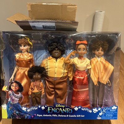 Disney Encanto Familienset mit 5 Puppen - Pepa, Felix, Antonio, Dolores & Camilo