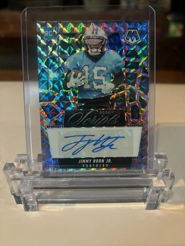 2025 Panini Mosaic - Rookie Scripts Jimmy Horn Jr. #RS-JHJ (AU, RC)