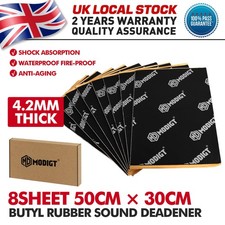 Camper Insulation 4.2mm Thickened Butyl Sound Proof Floor Roof Deadening Foil