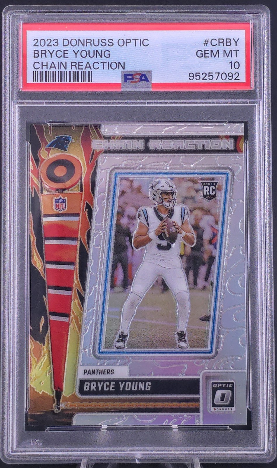 2023 Donruss Optic - Rookie Chain Reaction - Silver Holo - Bryce Young #CR-BY