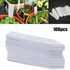 100pcs Plastic Plant Labels Waterproof Garden Nursery Marker Tags Set